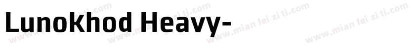 Lunokhod Heavy字体转换